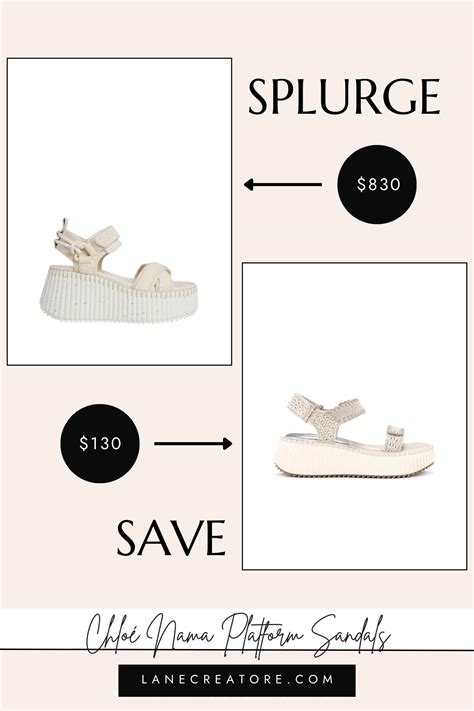 chloe nama sandal dupe